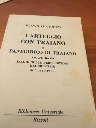 Plinio giovane carteggio - plinio,
