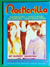 RIVISTA ROCKeRILLA- MY BLOODY VALENTINE - ANNO 1991 N.131/132- RIF.2002