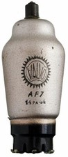Pentodo AF7. Un tubo radio