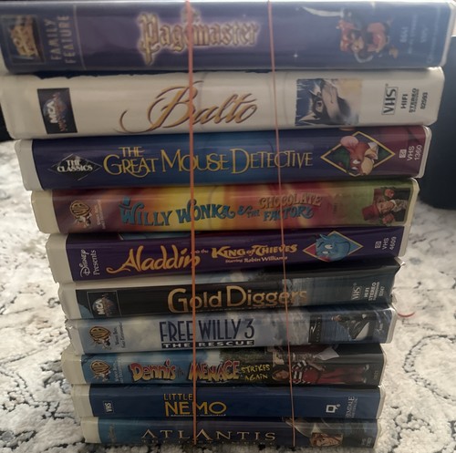 Vintage lot kids vhs - vintage, of