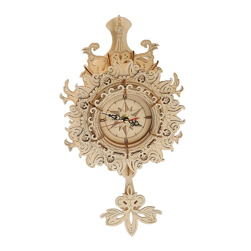 Puzzle legno orologio - in,