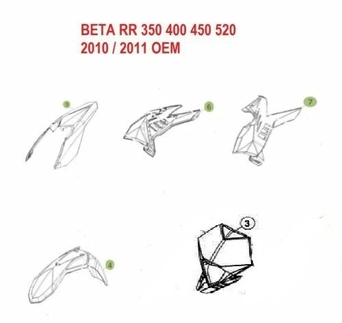Plastik satz beta - satz beta, 400