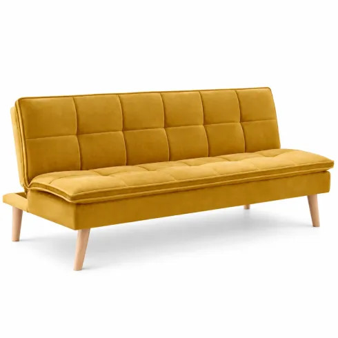 Divano letto posti senape - letto, 3