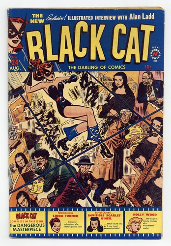 Black cat comics vg - cat,