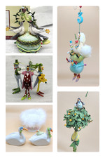 Dept 56 Krinkles Giorni di Natale Decorazioni 1-2-3-4-6 Patience Brewster 