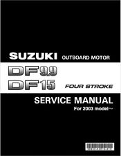 Suzuki DF9.9 - DF15 Manuale officina + Catalogo ricambi