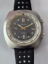 LANCO-SUPERCOMPRESSOR-ACCIAIO-AUTOMATICO-CASSA OVERSIZE (43,2 MM)-N.O.S.-RARO