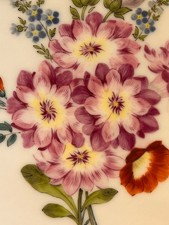 Rarissimo Herend Hungary piatto anno 1916 dipinto a mano bouquet fiori