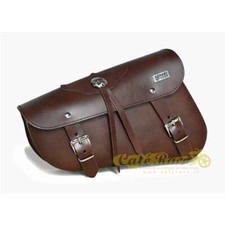 Borsa laterale pelle marrone - borsa,