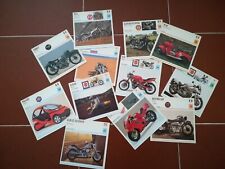 vecchie SCHEDE MOTO YAMAHA HARLEY DAVIDSON SUZUKI PIAGGIO HONDA BETA RUMI TERROT
