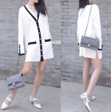 Zara Cardigan Bianco Nero S Abito