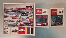 LEGO lotto 3 SOLO manuale , istruzioni, anni 60, treno,binari