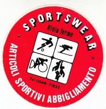 Adesivo SPORTSWEAR RIOLO TERME