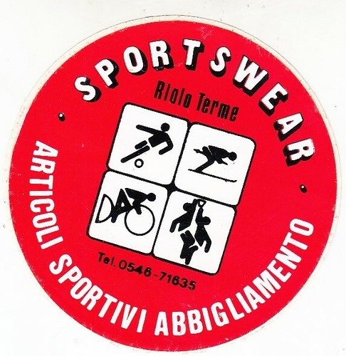 Adesivo sportswear riolo - adesivo, terme