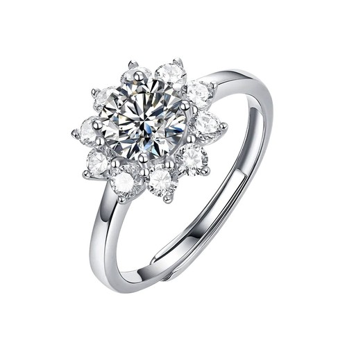 Anello solitario stellar - solitario, bloom