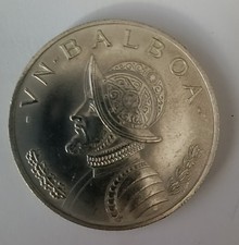 Un Balboa  Plata Panama 1966