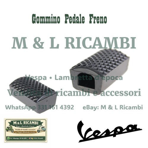 Gommino pedale freno - per, vespa