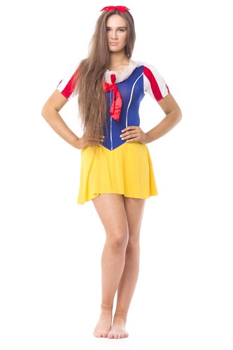 Costume biancaneve adulto - biancaneve,