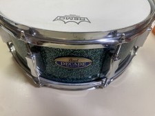 Tamburo rullante acero Pearl Decade usato 14”x5,5” (Ocean galaxy flake)