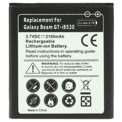 Batteria 2100mah samsung - batteria,