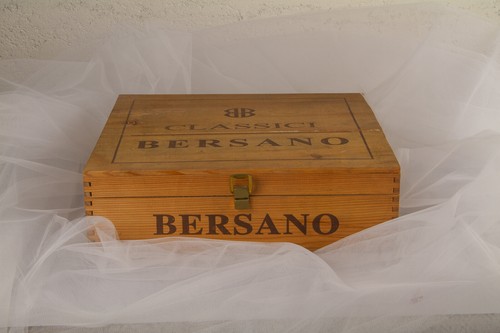 Scatola legno vintage porta - legno,