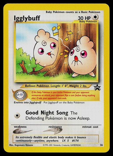 Carta pokemon igglybuff - pokemon,
