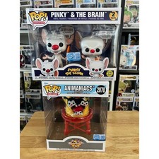 HOLLYWOOD EXC Animaniacs Water Tower #2070 & GLOW Pinky Brain confezione da 2 Funko Pops