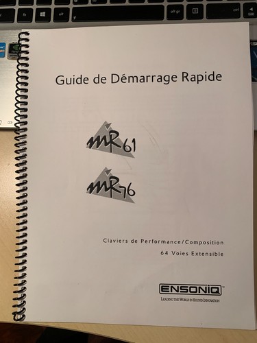 Ensoniq guida rapida - ensoniq,
