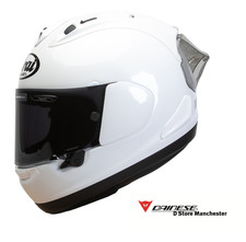 Casco moto sportivo Arai RX-7V Evo Diamond bianco pista M