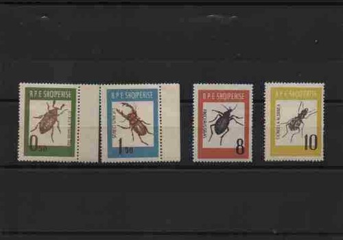 1963 albania serie insetti - 1963:,