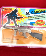 REDONDO AL CAPONE CAP PISTOL MACHINE GUN METRALLETA VINTAGE 70th SPAIN MINIATURE