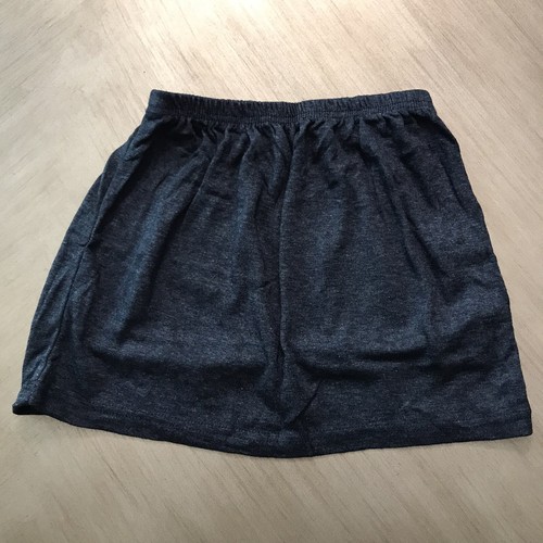 Minigonna blu denim con