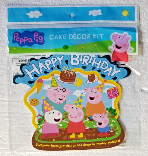 Peppa pig cake topper - cake,