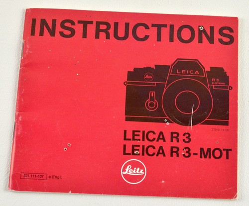 Leica mot manuale - leica, r3/r3