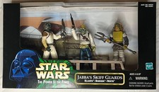 Star Wars JABBA'S SKIFF GUARDS SCENA CINEMATOGRAFICA KLAATU BARADA NIKTO MISB 1998 UA29