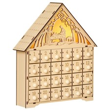 Homcom calendario dell avvento - calendario, dell'avvento