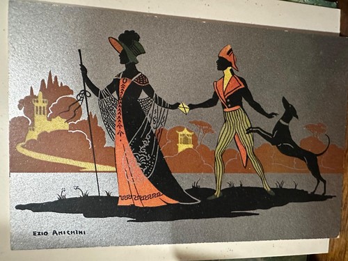 Cartolina antica ezio anichini - ezio,