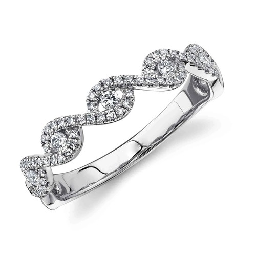 Diamante onda anello infinity - onda,