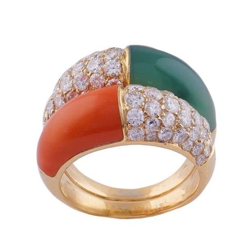 Anello donna corallo - corallo, e