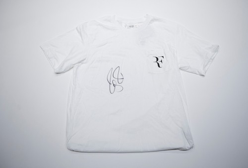 Roger federer signed uniqlo - signed,
