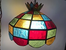 Lampada Swag Lucite Macchia