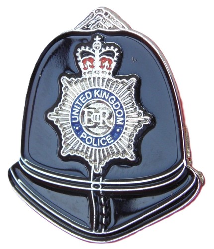 Police hat pin badge - badge, brooch