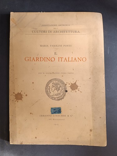Libro giardino italiano - il,
