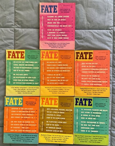 Fate magazine lot - lot, 1965