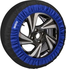Sparco Set di 2 Calze da Neve in Tessuto Nero Silenziose - Taglia M| SPARCO