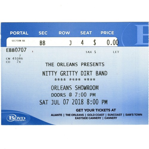 Biglietto concerto nitty - concerto,