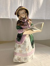 Statuina Volkstedt più antica donna grande con libro