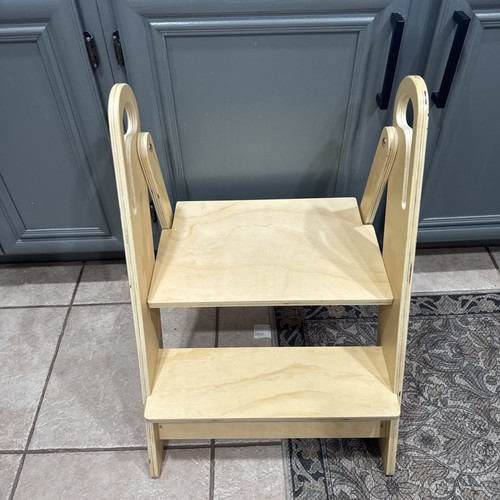 Sgabello gradini legno - a,