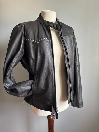 Triumph giacca biker pelle - giacca,