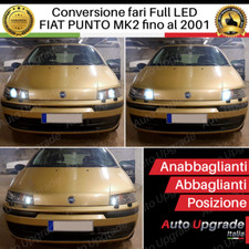 KIT FARI FULL LED H7 + H7 + POSIZIONE PER FIAT PUNTO MK2 188 FINO AL 2001 6000K